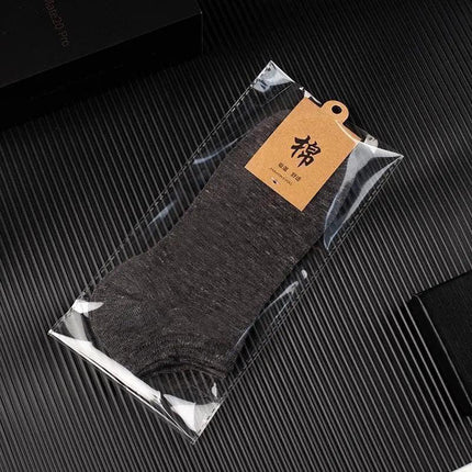 5X Pairs Low Cut Socks Cotton Soft Breathable Non-Slip Casual Ankle - White (5 Pairs).
