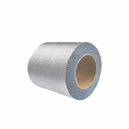 5M Waterproof Tape Butyl Rubber Aluminium Foil Roof Pipe Caravan Repair Flashing - 15cm*5m*1 Unit.