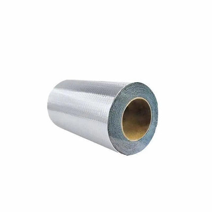 5M Waterproof Tape Butyl Rubber Aluminium Foil Roof Pipe Caravan Repair Flashing - 15cm*5m*1 Unit.