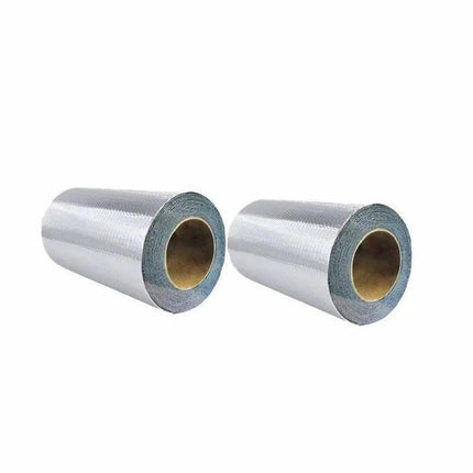 5M Waterproof Tape Butyl Rubber Aluminium Foil Roof Pipe Caravan Repair Flashing - 15cm*5m*1 Unit.