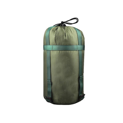 Camping Sleeping Bag Compression Sack Waterproof Outdoor Storage Bag - Army Green.