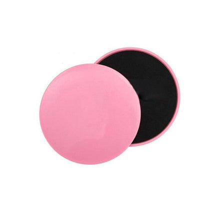 2PCS Core Sliding Discs Fitness Sliders for Home Gym Yoga Gliding Exercise 17cm - Red.