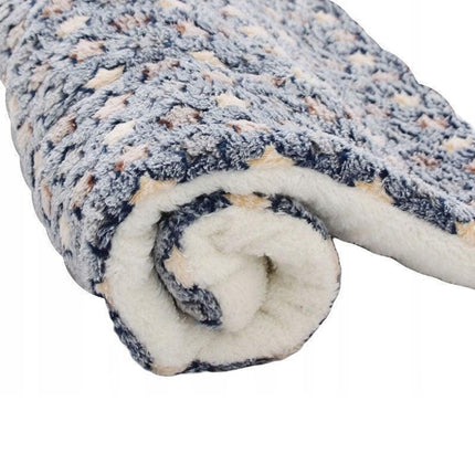 M Size Puppy Dog Cat Cushion Mattress Blanket Bed Soft Warm Pet Pad Winter Kennel House - Pink Bear.