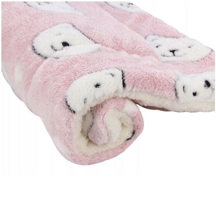 M Size Puppy Dog Cat Cushion Mattress Blanket Bed Soft Warm Pet Pad Winter Kennel House - Blue Whitestar.