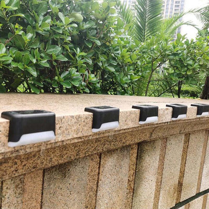 Solar Led Deck Lights Path Garden Patio Pathway Stairs Step Fence Lamp Outdoor - 4PCS.