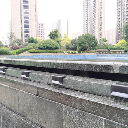 Solar Led Deck Lights Path Garden Patio Pathway Stairs Step Fence Lamp Outdoor - 4PCS.