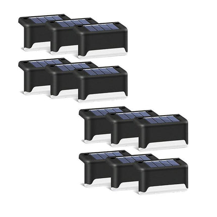 Solar Led Deck Lights Path Garden Patio Pathway Stairs Step Fence Lamp Outdoor - 4PCS.
