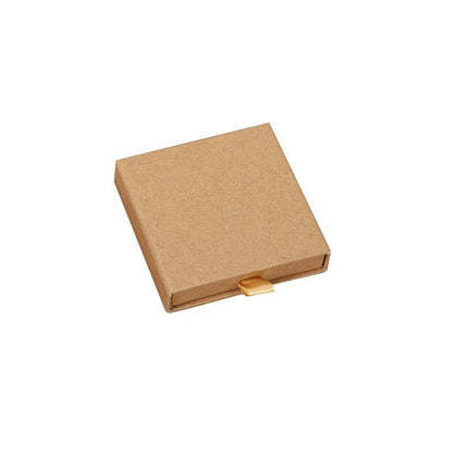 Cardboard Jewellery Gift Boxes Drawer Style Necklace Ring Earring Pendant Bracelet Case - Kraft paper.