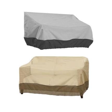 Outdoor Waterproof Patio Chair Cover Lounge Deep Seat Cover Furniture Sofa Cover Grey Black - 85*80*91.5CM.