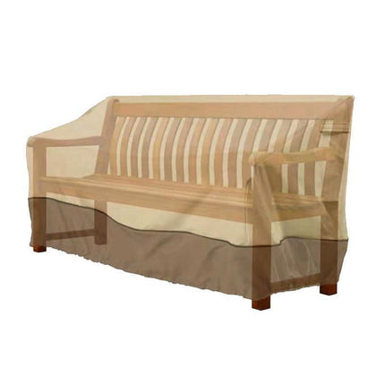Outdoor Waterproof Patio Chair Cover Lounge Deep Seat Cover Furniture Sofa Cover Grey Black - 85*80*91.5CM.