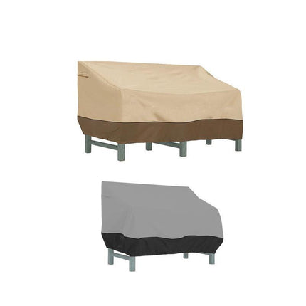 Outdoor Waterproof Patio Chair Cover Lounge Deep Seat Cover Furniture Sofa Cover Grey Black - 85*80*91.5CM.