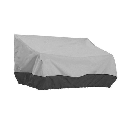 Outdoor Waterproof Patio Chair Cover Lounge Deep Seat Cover Furniture Sofa Cover Grey Black - 85*80*91.5CM.