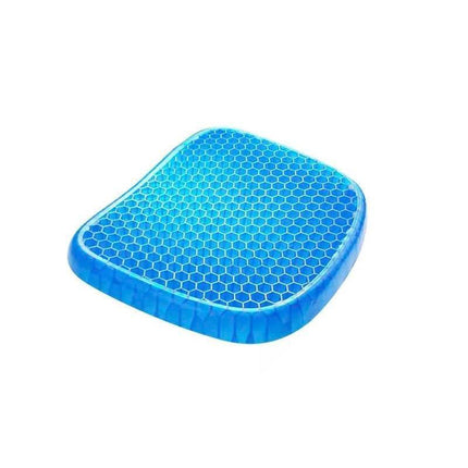 Gel Honeycomb Seat Comfort Cushion Flex Back Support Spine Protector - 1000g (44*36.5*4.5CM).