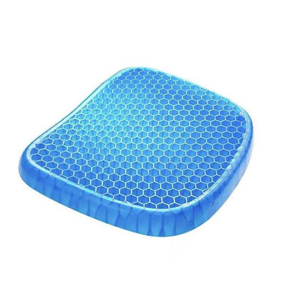 Gel Honeycomb Seat Comfort Cushion Flex Back Support Spine Protector - 1000g (44*36.5*4.5CM).
