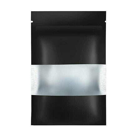 25PCS Stand Up Food Pouches with Clear Window Heat Seal Ziplock Foil Bags - 10x15+3cm.