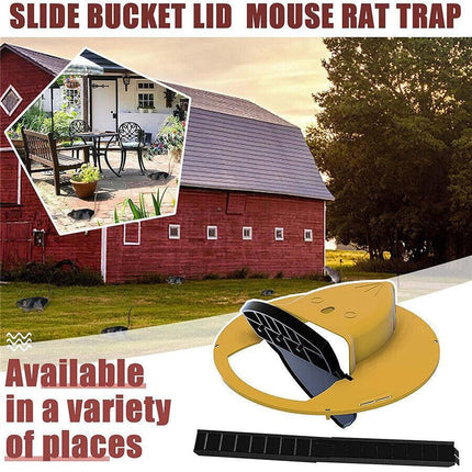 Mouse Trap Flip N Slide Bucket Lid Mouse Rat Trap With Ladder Mousetrap Catcher - Flip N Slide Bucket *1.