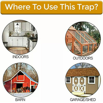 Mouse Trap Flip N Slide Bucket Lid Mouse Rat Trap With Ladder Mousetrap Catcher - Flip N Slide Bucket *1.