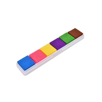 Gradient Color Ink Pad Inkpad Rubber Stamp Water Based Diy Finger Print 10 Colours - C3.