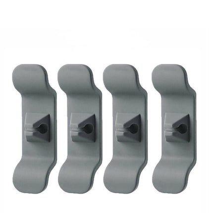 Cord Organizer Wrap Holder 4pcs Kitchen Appliance Cable Winder Adhesive Clip - 4PCS White.