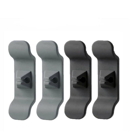 Cord Organizer Wrap Holder 4pcs Kitchen Appliance Cable Winder Adhesive Clip - 4PCS White.