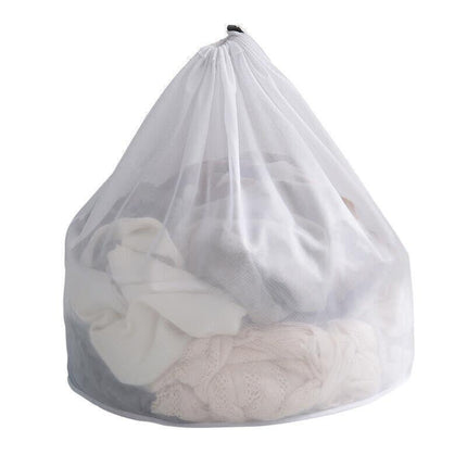 Drawstring Laundry Wash Bag Fine or Coarse Mesh Lingerie Delicate Clothes L - Coarse Mesh L.
