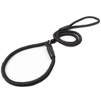 Dog Training Correction Leash Lead Cesar Puppy Pets Millan Slip Nylon Rope 10*140mm - Blue.