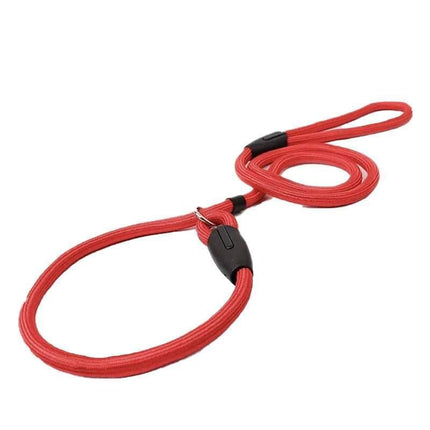 Dog Training Correction Leash Lead Cesar Puppy Pets Millan Slip Nylon Rope 10*140mm - Blue.