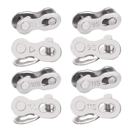 5 Pairs Bike Chain Master Link Connector for 6 7 8 9 10 11 Speed with Removal Tool - 10 Speed Chain Link.