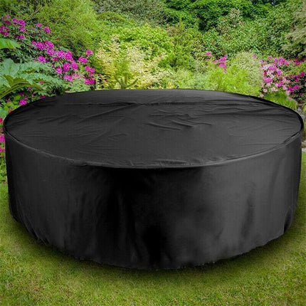 Outdoor Furniture Round 1.28M/1.85M/2.3M Cover Waterproof Garden Table Shelter - 230*110cm.