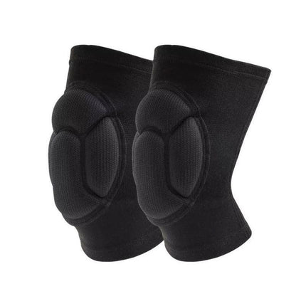 Aolikes Knee Pad Crashproof Antislip Brace Leg Sleeve Guard Protector Support - Black*1 Pair.
