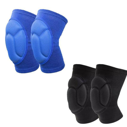 Aolikes Knee Pad Crashproof Antislip Brace Leg Sleeve Guard Protector Support - Blue*1 Pair.