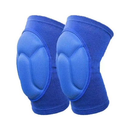Aolikes Knee Pad Crashproof Antislip Brace Leg Sleeve Guard Protector Support - Blue*1 Pair.