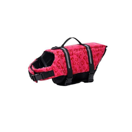 Floatation Vest for Dogs Swimming and Boating with Buoyancy Support Red - S.