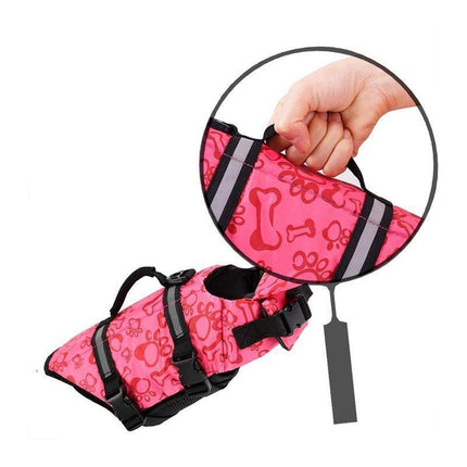 Floatation Vest for Dogs Swimming and Boating with Buoyancy Support Red - S.