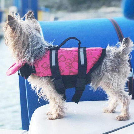 Floatation Vest for Dogs Swimming and Boating with Buoyancy Support Red - S.