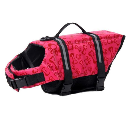 Floatation Vest for Dogs Swimming and Boating with Buoyancy Support Red - S.