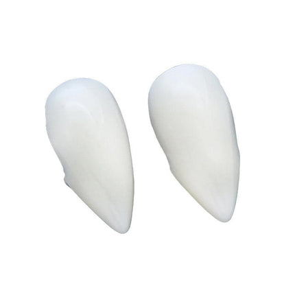 Cosplay Vampire Fangs Fake Teeth for Halloween Costume Party Dress Up 2PCS Prop Set - 15mm-1Piar.