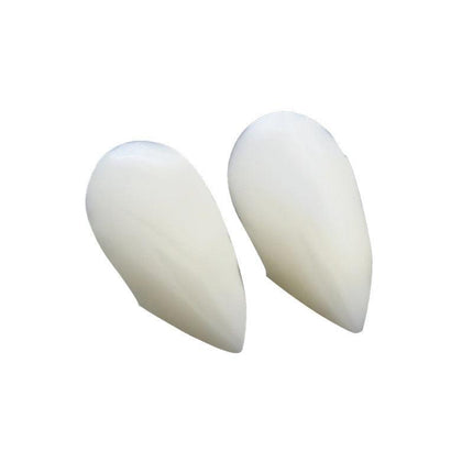 Cosplay Vampire Fangs Fake Teeth for Halloween Costume Party Dress Up 2PCS Prop Set - 17mm-1Piar.
