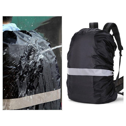 XS Outdoor Foldable Backpack WaterProof Rain Cover Rucksack Camping Travel Bag - Blue.