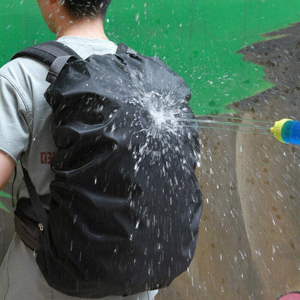 M Size Outdoor Foldable Backpack WaterProof Rain Cover Rucksack Camping Travel Bag - Blue.