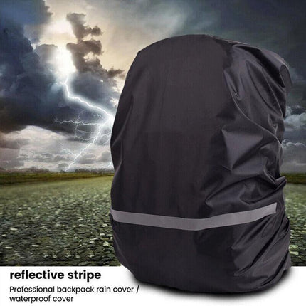M Size Outdoor Foldable Backpack WaterProof Rain Cover Rucksack Camping Travel Bag - Green.