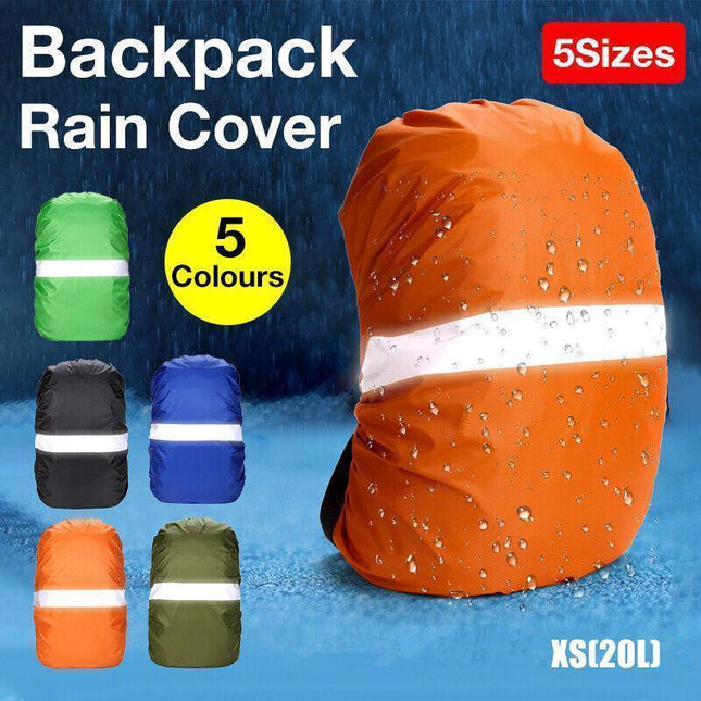 XS Outdoor Foldable Backpack WaterProof Rain Cover Rucksack Camping Travel Bag - Army Green.