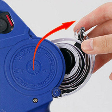 Tag Gun Labeller Kit With 6 Rolls Labels And 5 Inks Roller - Yellow.