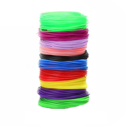 100M PLA 3D Pen Filament 10 Colours 1.75mm Printing Material for Drawing Craft.