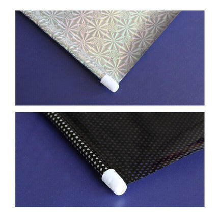 Black Roller Blinds Suction Cup Sunshade Blackout Curtains Car Home Window Curtains - 40 X 125 CM.