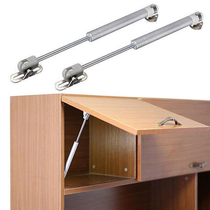4PCS 60N Gas Strut Kitchen Cabinet Cupboard Door Hinges Stays - Black.