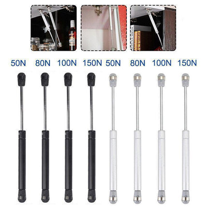 4PCS 60N Gas Strut Kitchen Cabinet Cupboard Door Hinges Stays - Black.