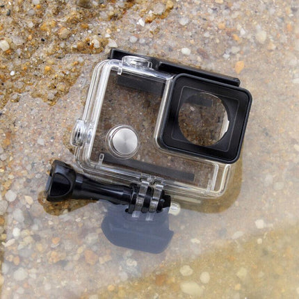 Waterproof Housing Case for GoPro Hero 3 Plus 4 Clear Protective Diving Shell - For GoPro Hero 3+.