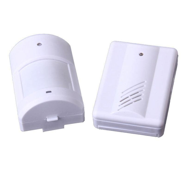 Restaurant Shop Door Entry Wireless Pir Motion Sensor Door Chime Door Bell Alarm - 1 Receiver+2 Sensors.