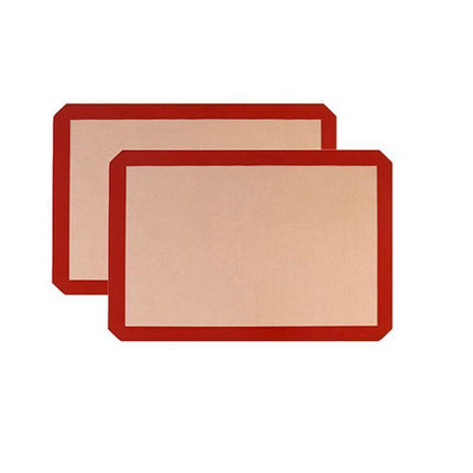 Silicone Baking Mat Non Stick Reusable Sheet for Pastry Dough Cookie Oven Bakeware - Grey 2PCS(2*60X40CM).